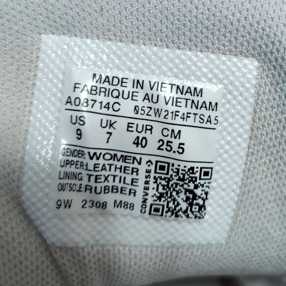 Womens Chuck Taylor All-Star Madison Mid-Top Sneaker SZ US 9 / EU 40 - Picture 6 of 6